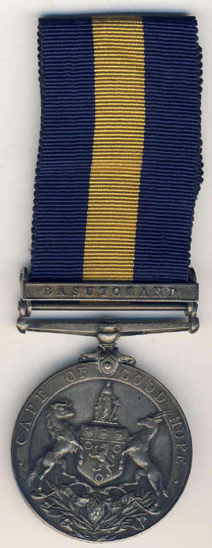 Cape of Good Hope Medal to JT Eager D.E.O.V.R. (with Basutoland clasp)
