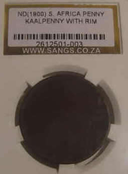 Z.A.R. KAALPENNIE of 1900 issued during the Anglo Boer War