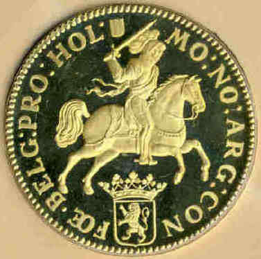 STERLING SILVER CROWN: Cape Heritage Collection : Dutch Silver Rijder of 1673