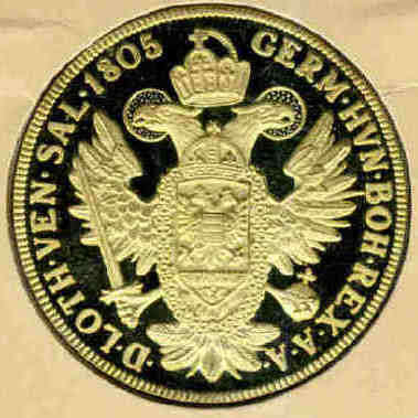 STERLING SILVER CROWN: Cape Heritage Collection : Austrian Francis II Thaler of 1805