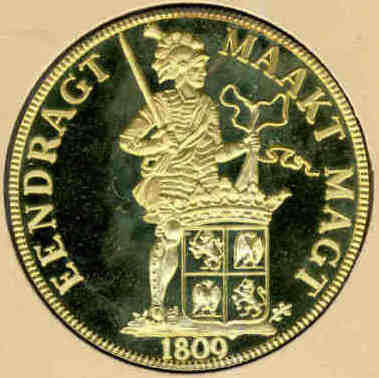 STERLING SILVER CROWN: Cape Heritage Collection : Louis Napoleon Rijskdaalder of 1809