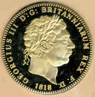 STERLING SILVER CROWN: Cape Heritage Collection : George III Crown of 1818.