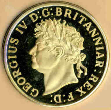 STERLING SILVER CROWN: Cape Heritage Collection : Ceylon George IV RixDollar of 1821
