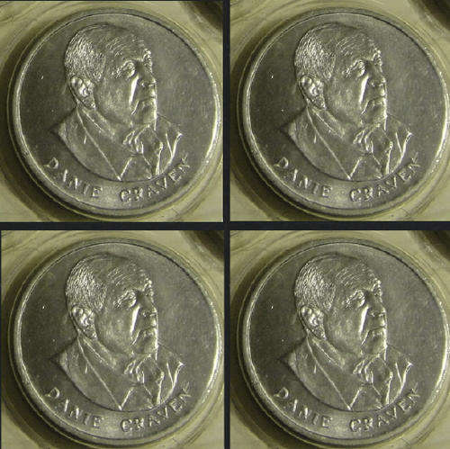 Danie Craven Rugby Medallion Set: DOC CRAVEN : Set of four Medals