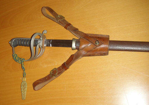 South African Prisons Service SWORD (circa 1960s) issued to Major JJK Kriek