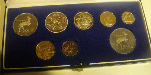 Republic of South Africa : Proof Set of 1987 with Silver Rand : Two Sets available