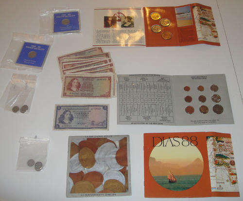 Bulk Lot of South African Coins, Medallions and Bank Notes