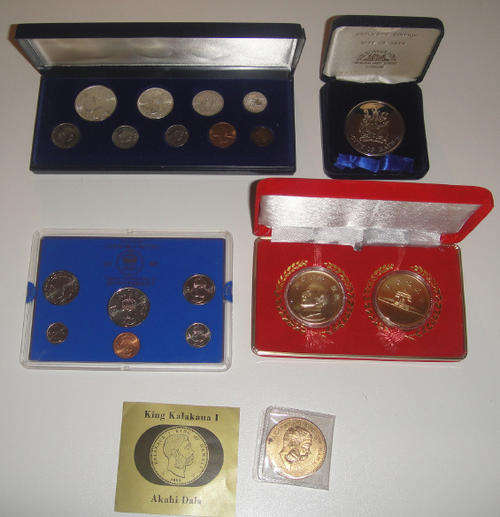 Bulk Lot of Foreign Coin and Medal Sets
