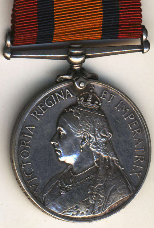 Anglo Boer War : The QUEENS MEDAL awarded to 22 Corpl. C. Nortje Canwilliam T.G.