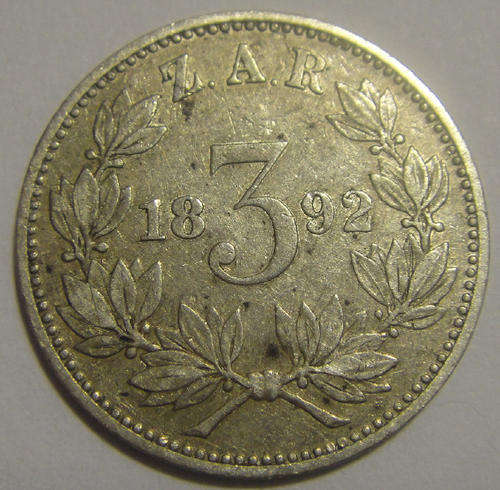 Paul Kruger Z.A.R. Tickey (1892) : First Year of Issue