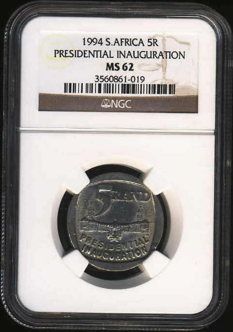 NGC Graded : Presidential Inauguration R5 of 1994 : MS62