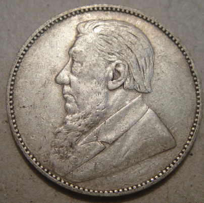 Paul Kruger (Z.A.R.) Silver Shilling (1/-) of 1897