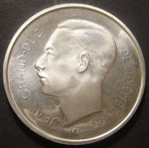 LUXENBURG Sterling SILVER 500-FRANCS of 1994 (50 th Anniversary of Liberation 1944-1994