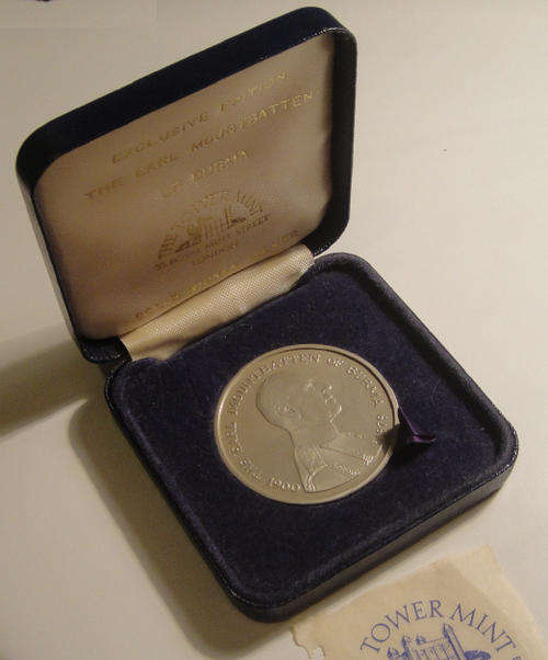 Tower Mint Medal : Earl Mountbatten of Burma (1900-1979)