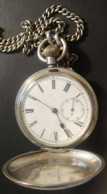 Antique 935 SILVER Pocket Watch