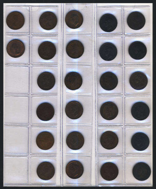 South African Union : Farthing (Quarter Penny) Collection: 1924 to 1960