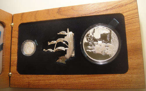 2009 Combination Set : R2 Crown & Tickey : Maritime History of South Africa