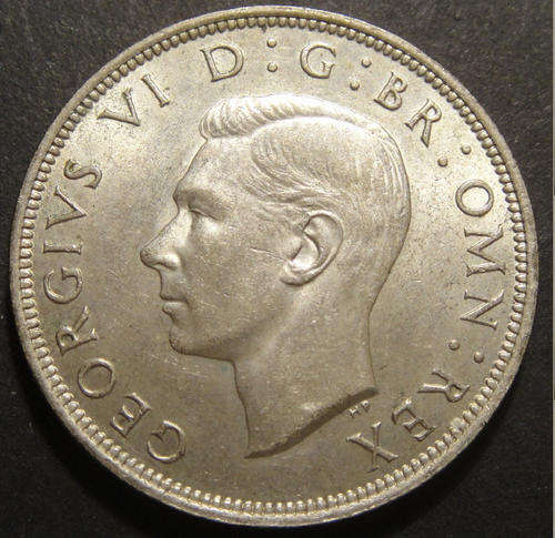 Great Britain : SILVER CROWN  (5/-) : George VI (1937)