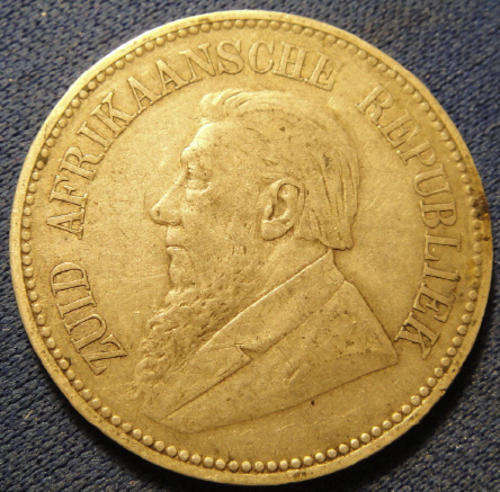 1894 Paul Kruger (Z.A.R.) Half Crown (2/6-)