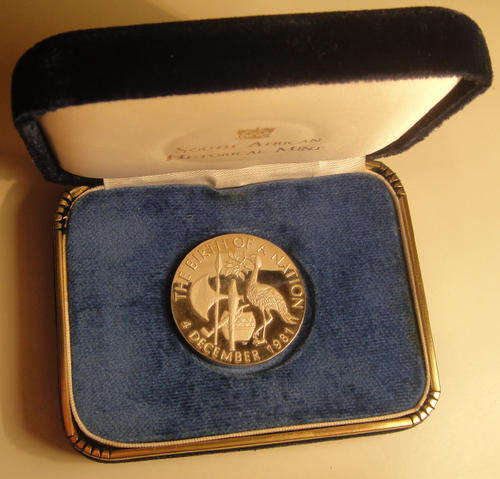 Sterling Silver Proof Medallion: Ciskei independence 1981