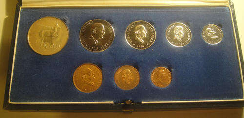 RSA Short Proofset in Blue Box 1976