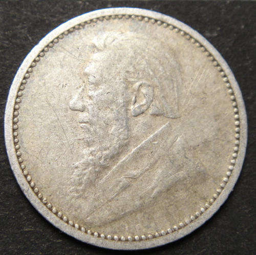 1892 Tickey (3d) : Z.A.R. Paul Kruger