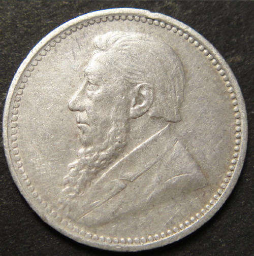 1897 Tickey (3d) : Z.A.R. Paul Kruger