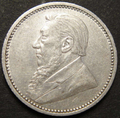 1895 Sixpence (6d) : Z.A.R. Paul Kruger