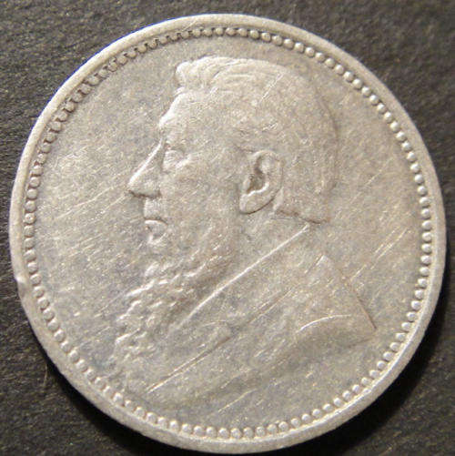 1897 Tickey (3d) : Z.A.R. Paul Kruger