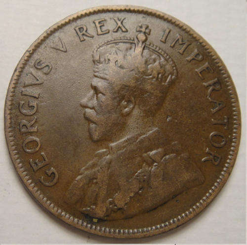 1927 Penny : Union of South Africa