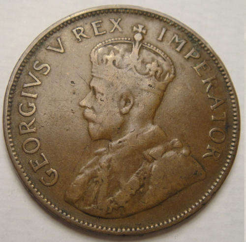 1933 Penny : Union of South Africa