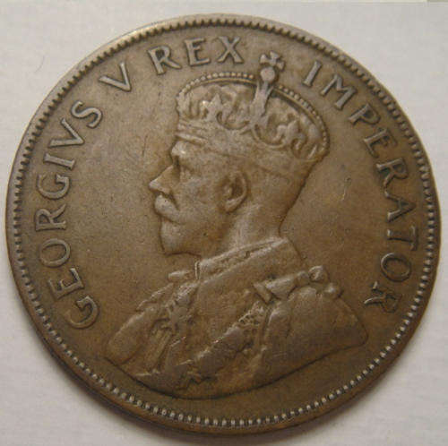 1934 Penny : Union of South Africa