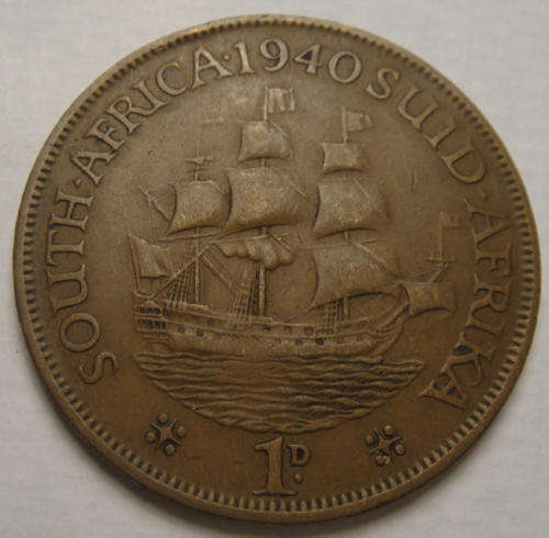1940 Penny : Union of South Africa