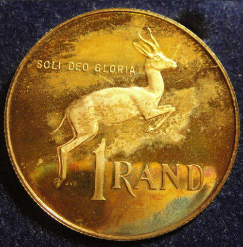 1989 PROOF SILVER RAND (Boxed by the South African Mint)