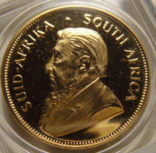 Gold Proof Half-Ounce (1/2 Oz) Krugerrand : Certified by the SAGCE : 1990