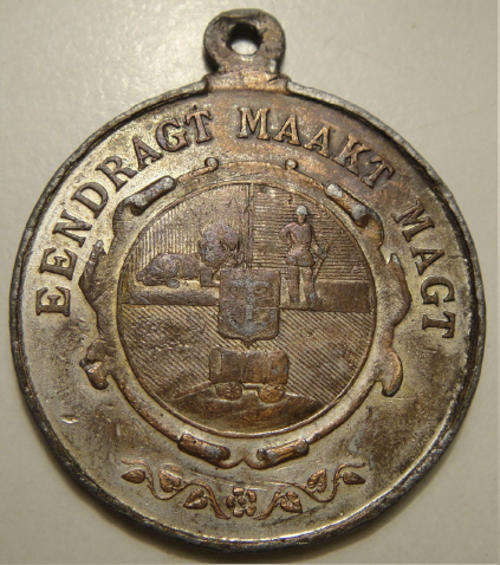 Zuid Afrik. Republiek Medal (Eendragt Maakt Magt)