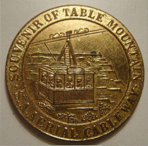 SA Union: Cape Town Table Mountain Cableway opened 1929 (Bronze)