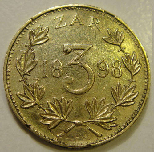 Gold Tickey dated 1898 (Removed from jewellery and ex mount)