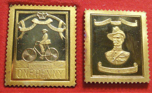 1900-1975: The Siege of Mafeking : Anglo Boer War : 18ct GOLD Set