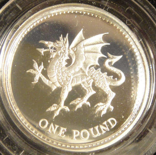 Great Britain : Sterling Silver Proof One Pound (1995)