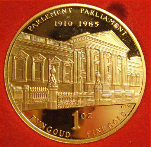 One Ounce GOLD : 75 years of the South African Parliament (1910-1985)