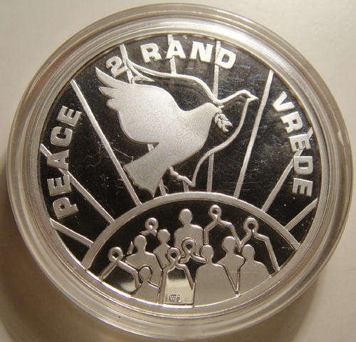 1993 Sterling Silver Crown R2 : Peace // Vrede (2 available)
