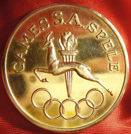 SA Spele // SA Games GILDED Silver Medal (1969)