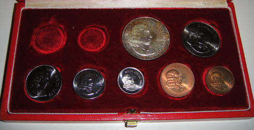1965 Short Proof Set in Red Box (No Gold)