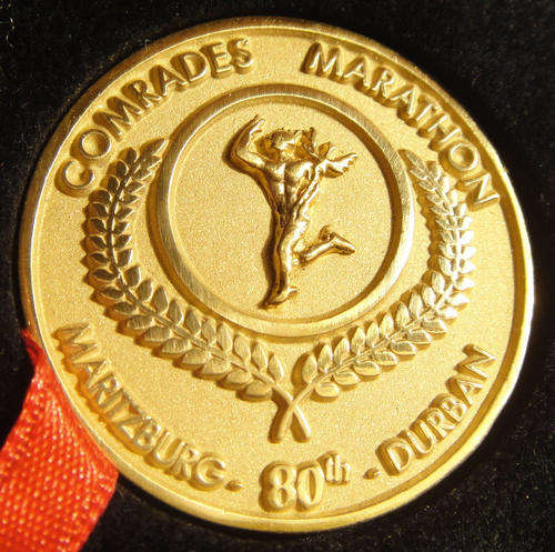24ct GOLD Medal : The Comrades Marathon : 80 Years : 1 OZ Fine Gold