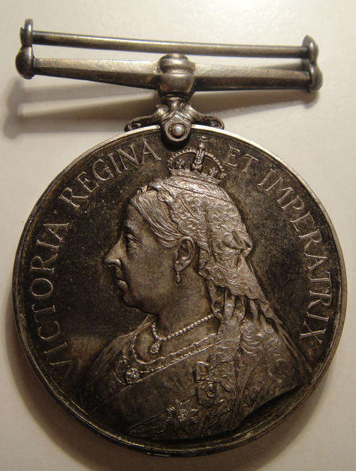 Anglo Boer War Queens Medal to CJ Verity : Imperial Transport Service