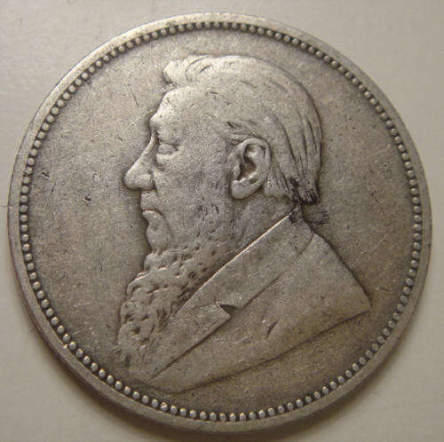 1894 Two-Shilling (2/-) : Paul Kruger ZAR