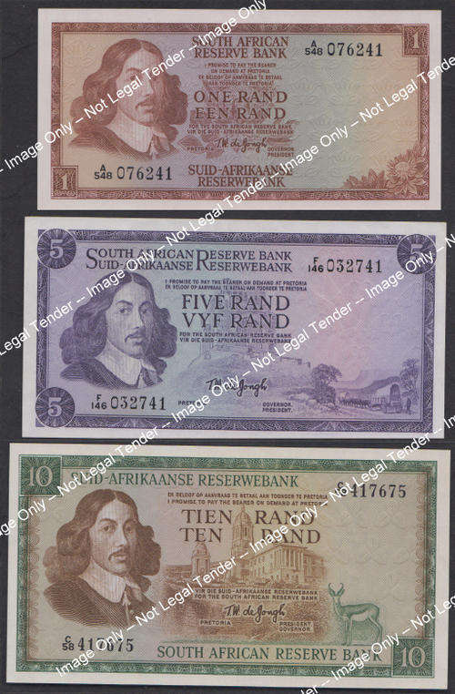 T.W. de Jongh : First issue of 1967 : Uncirculated & Complete Set