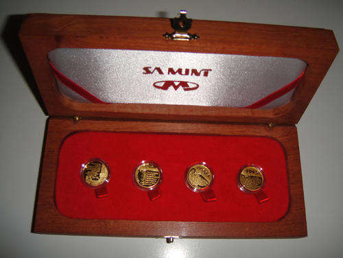 2005-2007 Petit Nobel Peace Prize GOLD PROTEA Set
