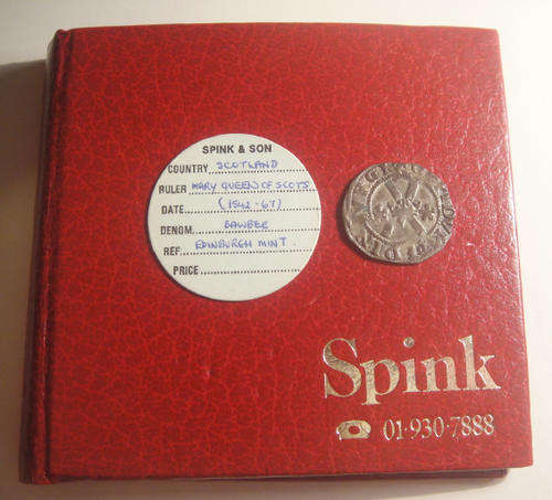 Mary, Queen of Scots : Billon Bawbee (1542-1572) Edinburgh Mint
